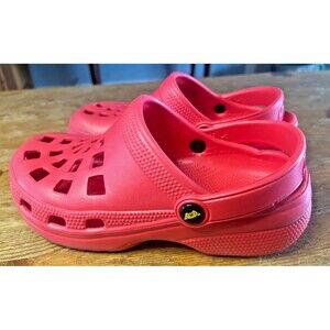 Doggers Ultralite Clogs Red Foam Water Slip On Shoes Youth Size 2/3